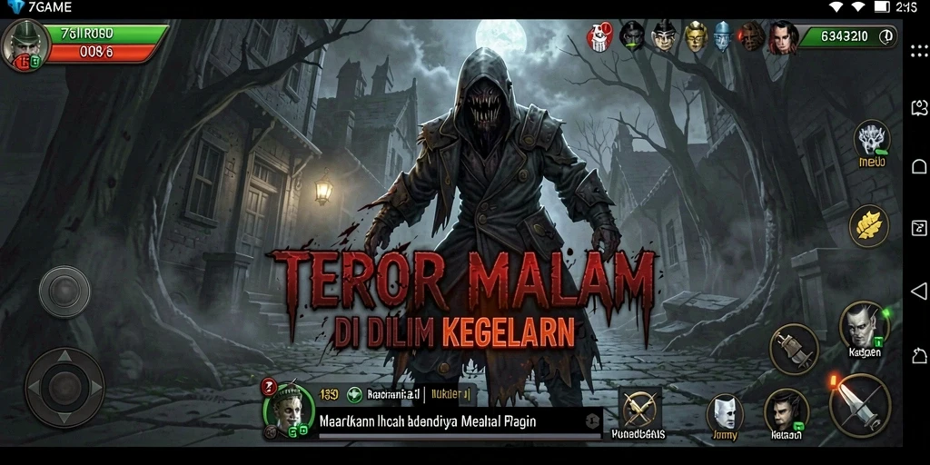 Gameplay mendebarkan di kegelapan yang mencekam.