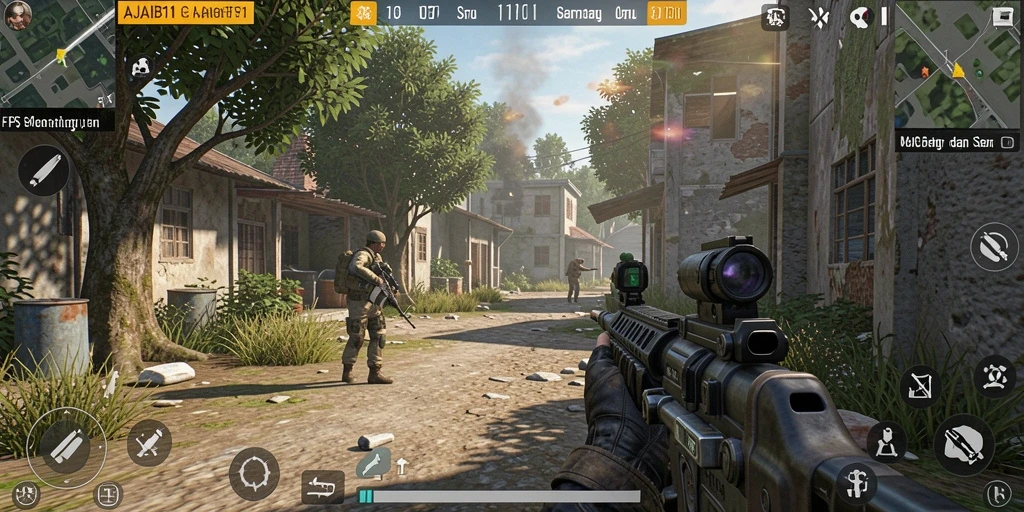 Tampilan menyeramkan dalam gameplay AJAIB11 yang penuh aksi.
