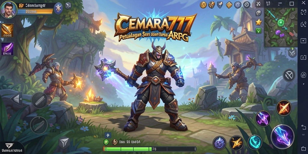 Tangkapan layar CEMARA777 menampilkan aksi pertarungan seru dalam dunia ARPG.