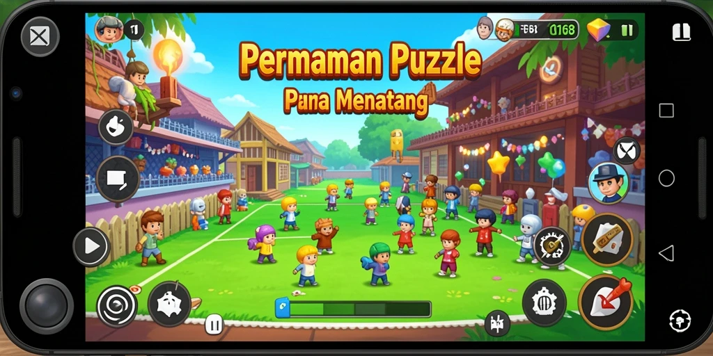 Tampilan gameplay FB168 yang penuh warna dan menarik perhatian.