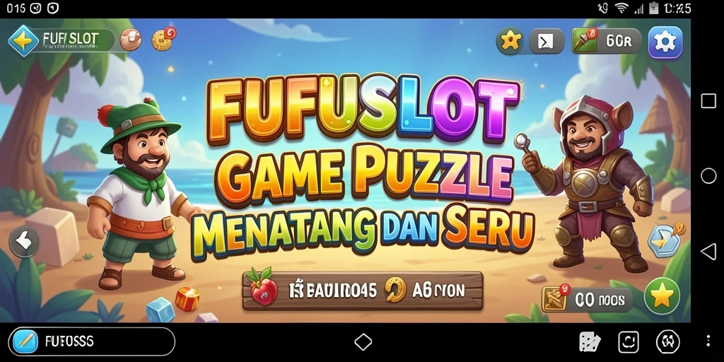 Screenshot utama FUFUSLOT menampilkan gameplay Puzzle yang menarik.