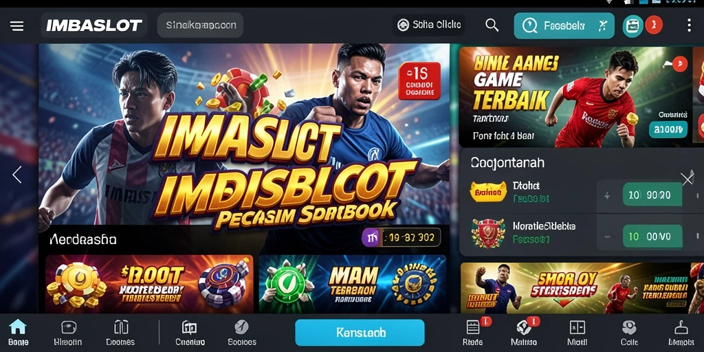 Screenshot menampilkan antarmuka taruhan <strong>IMBASLOT</strong> yang intuitif.