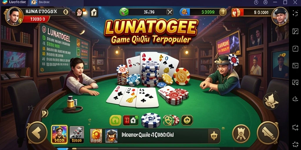 Tampilan gameplay seru dari LUNATOGEL.