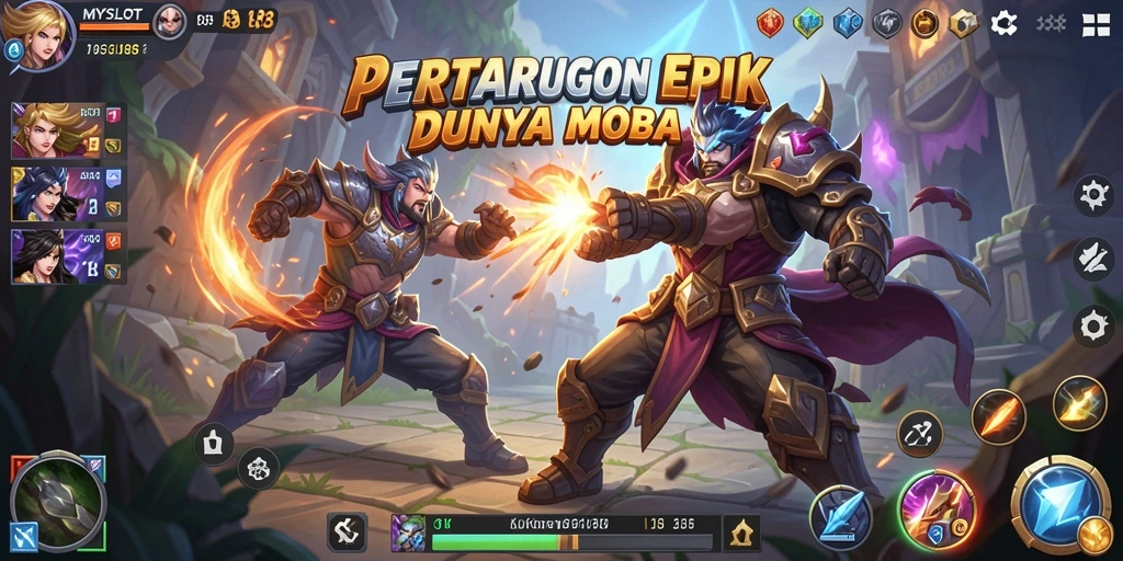 Tampilan gameplay seru dalam MYSLOT188 yang memikat.