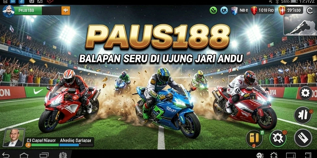 Menggambarkan aksi balapan yang seru dan mendebarkan di PAUS188.