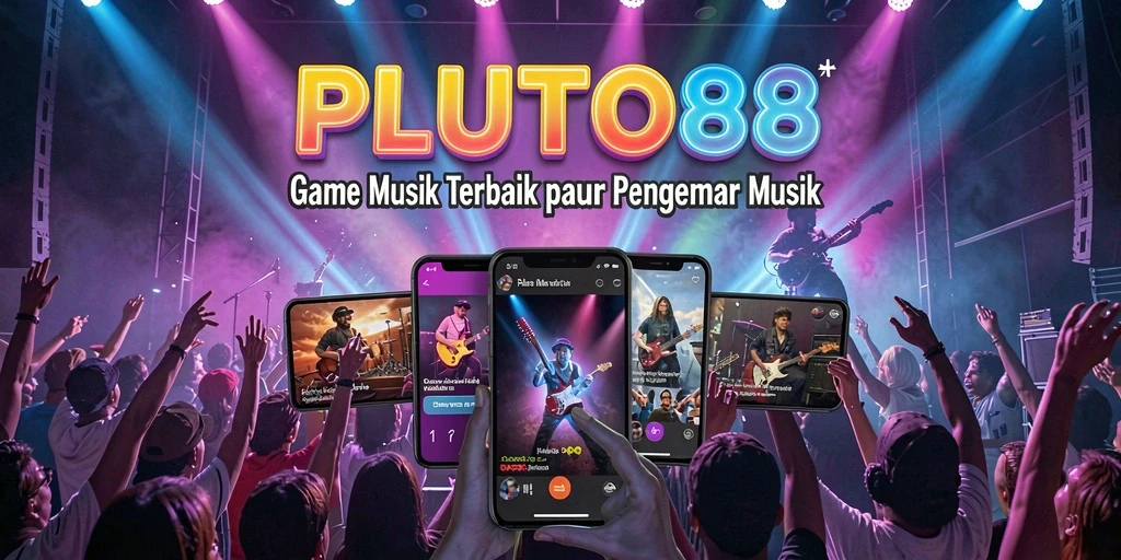 Tangkapan layar gameplay <strong>PLUTO88</strong> yang menampilkan mode permainan musik interaktif.