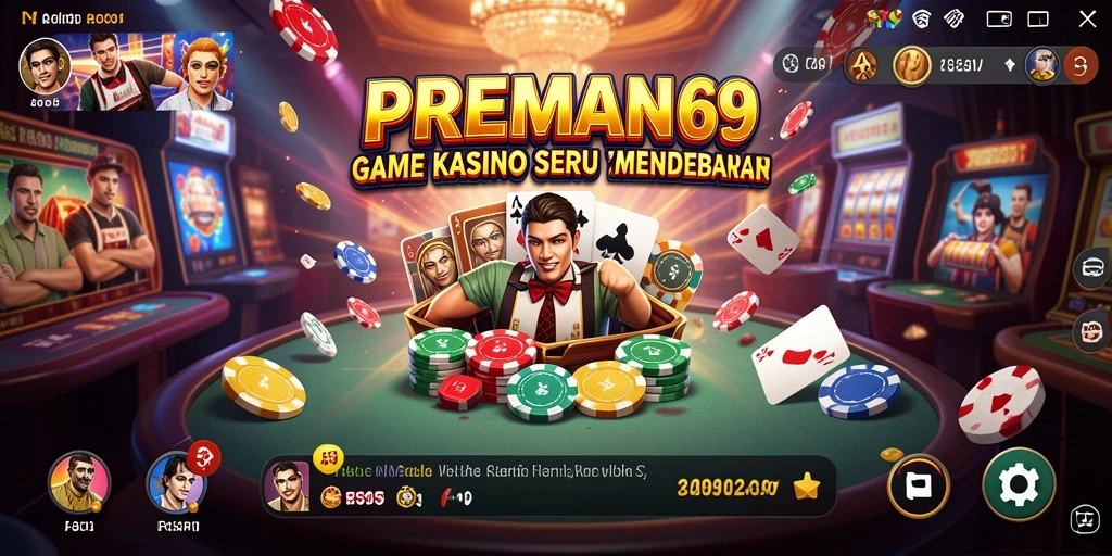 Tampilan menarik dari gameplay Kasino PREMAN69 yang mengasyikkan.