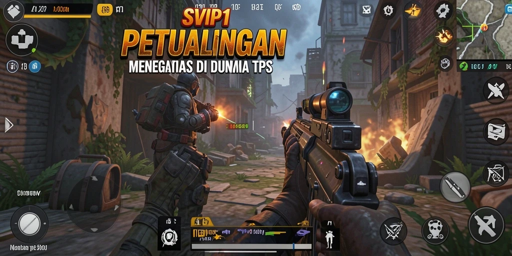 Tampilan mendebarkan dari gameplay TPS di SVIP1.