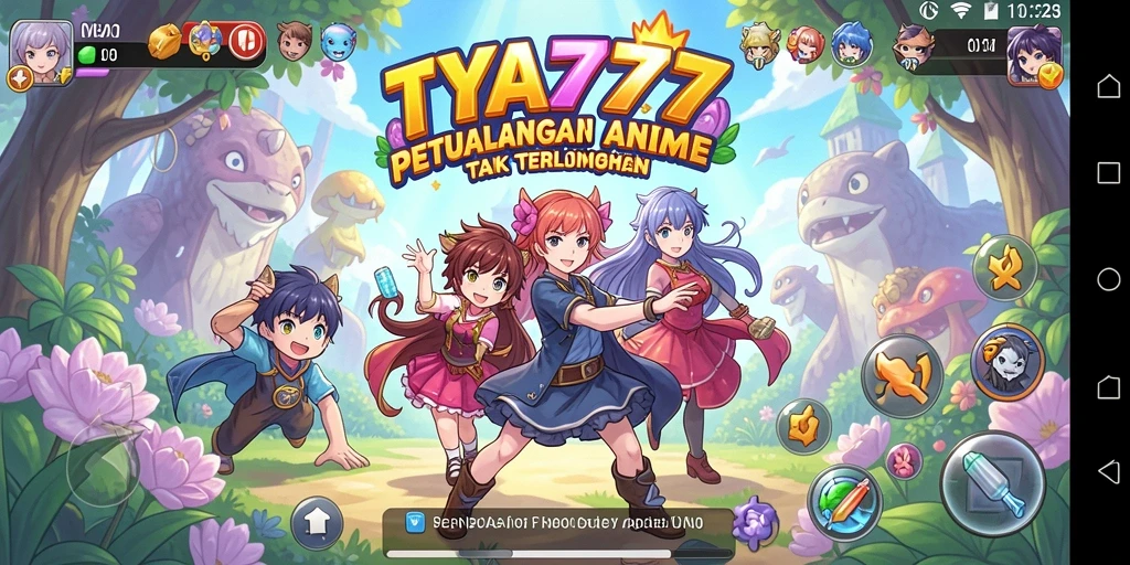 Menampilkan gameplay <strong>TYA777</strong> yang penuh aksi dan karakter Anime menarik.