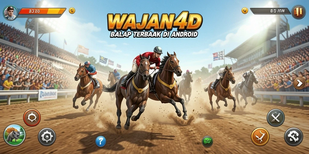 Gameplay balap seru di WAJAN4D dengan jalanan menantang.